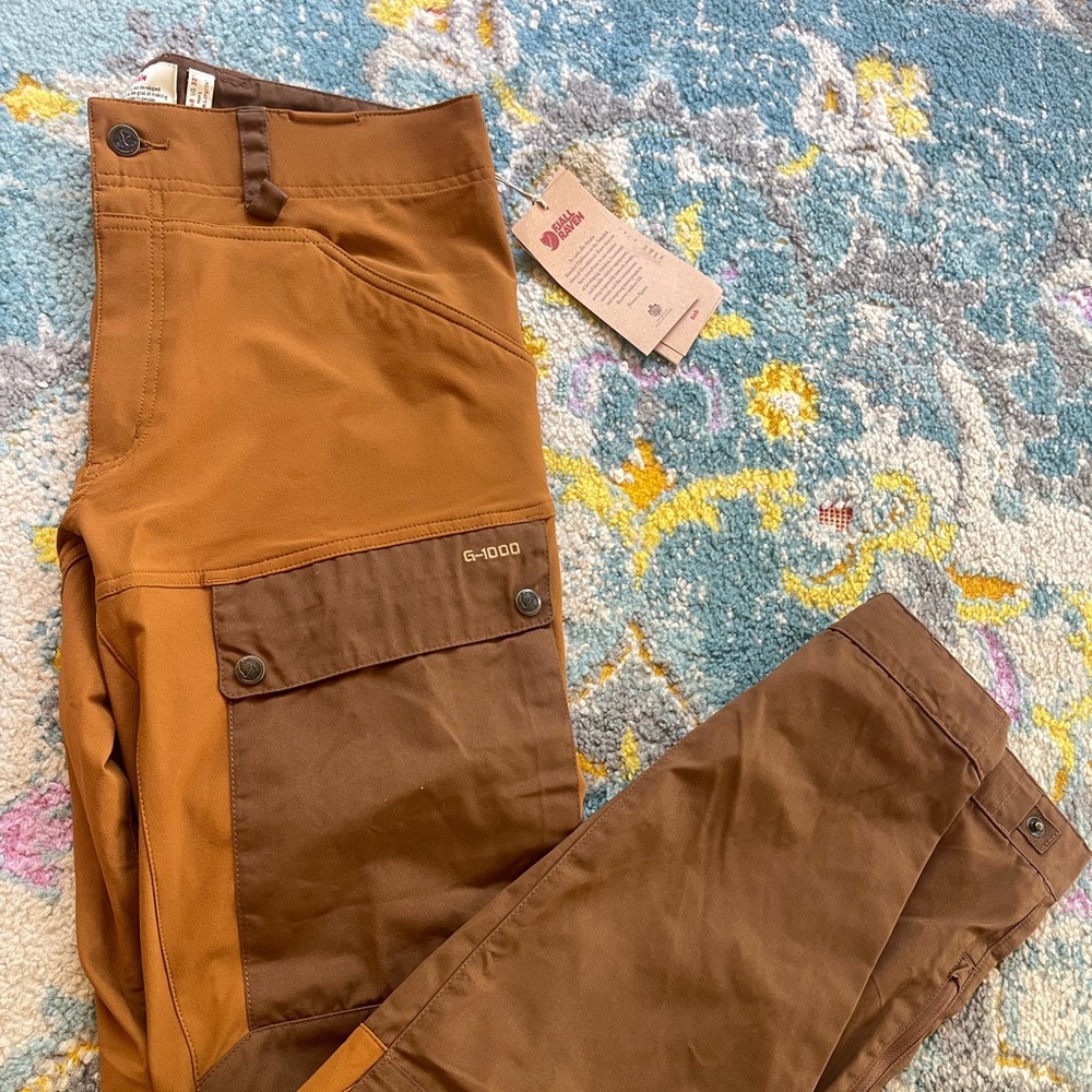 Fjallraven G-1000 Brown Cargo Pants